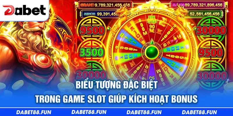 Biểu tượng đặc biệt trong game slot giúp kích hoạt bonus